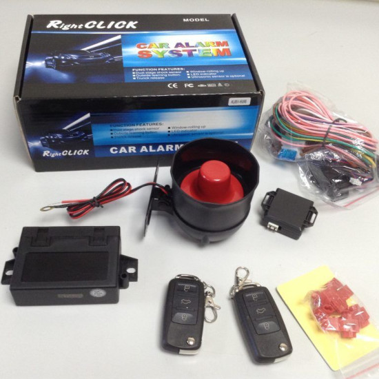 Alarm & Central locking bundle  with OEM rods and VW Original Style Remotes