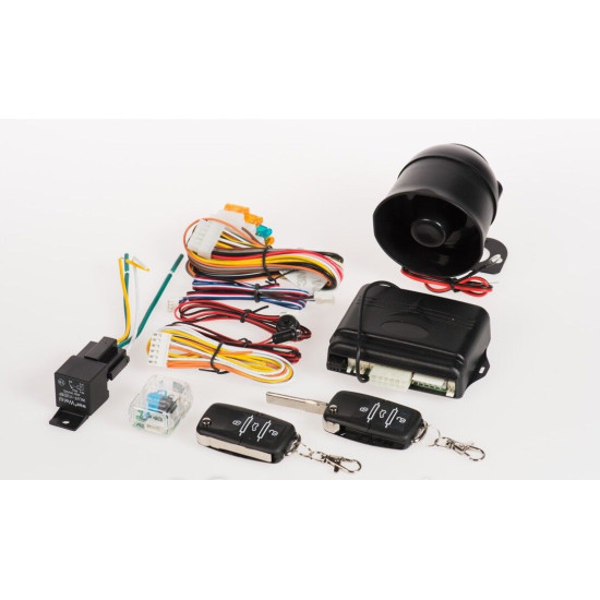 Alarm & Central locking bundle  with OEM rods and VW Original Style Remotes