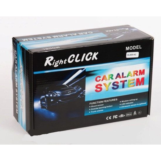 Alarm & Central locking bundle  with OEM rods and VW Original Style Remotes