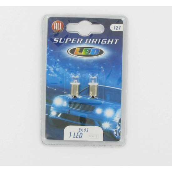 All Ride BA9 Single LED – Twin Pack – White - VW T25, T4, T5 etc