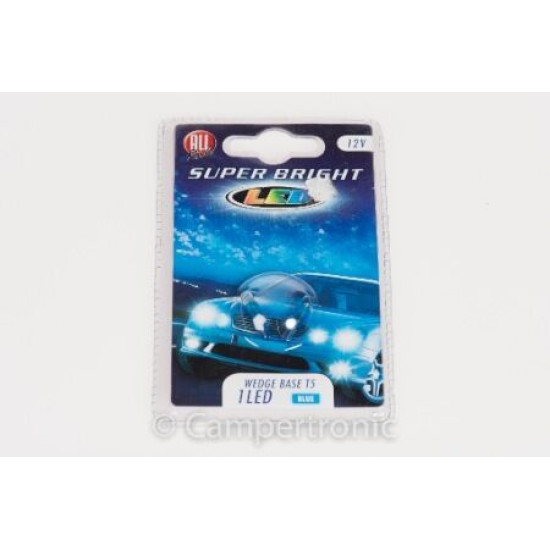 All Ride T5 Wedge Base LED – Pack of 2 – Blue