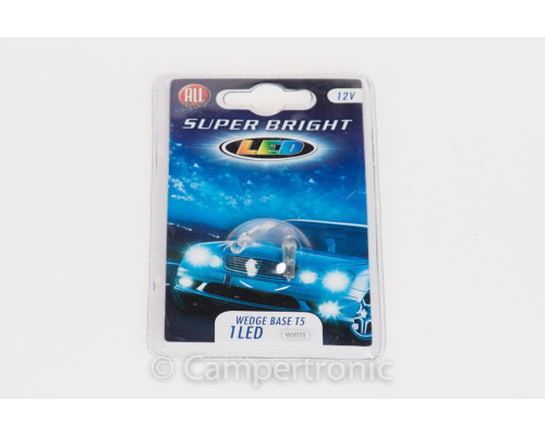 All Ride T5 Wedge Base LED – Pack of 2 – White