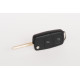 Flip Key Shell for VW – 2 Button, HU49 – VWT4 - cut to photo