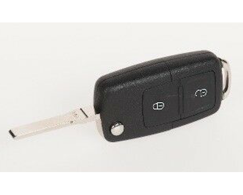 Flip Key Shell for VW – 2 Button, HU66 – VWT5/Golf/Polo/Seat/Audi - cut to photo