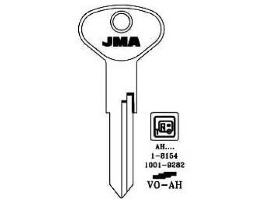 JMA Key Blank – VW/Audi – VO-AH - Key Uncut