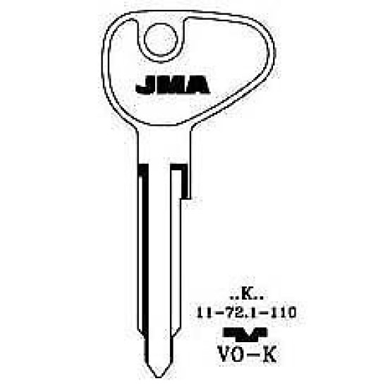 JMA Key VW Blank – VO-K - Bay split bug beetle