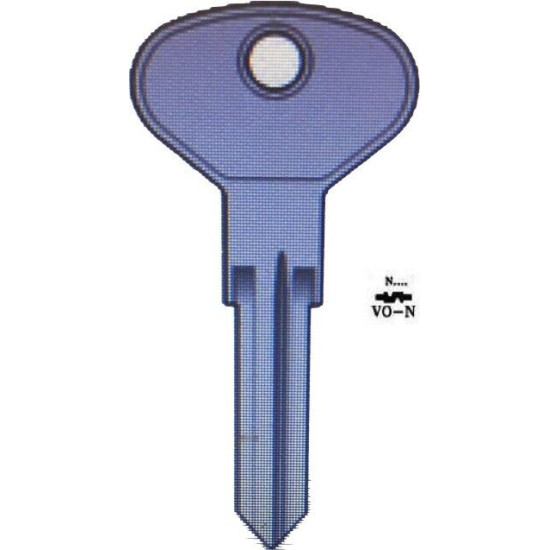 JMA VW Key Blank – VO-N Profile - Cut from a Photo - VW T25