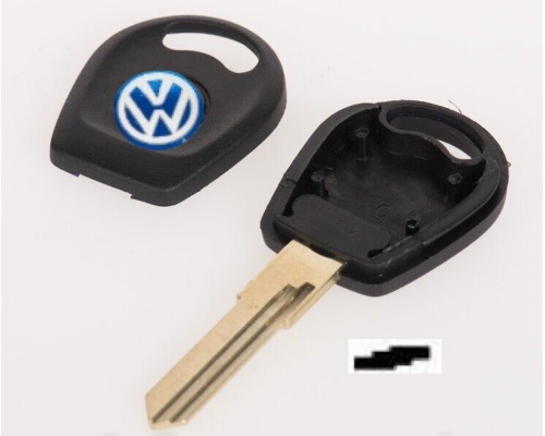 Transponder Key Shell - VW T4 - cut to photo