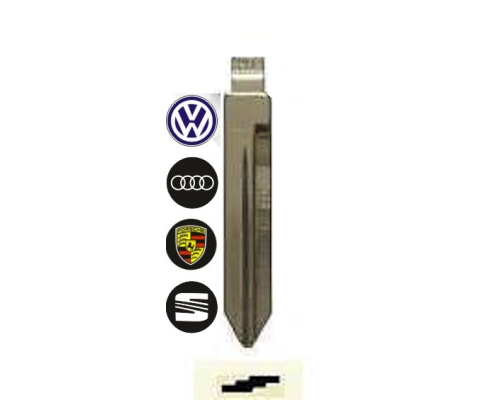 VW OEM Compatible Key Blank - HU49  – VW T4, Audi, Seat, Skoda  cut to...