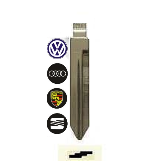 VW OEM Compatible Key Blank - HU49  – VW T4, Audi, Seat, Skoda  cut to...